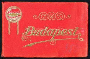 Budapest, 12 db-os leporelló képeslapfüzet