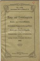 1912 Katonai orvosok, és főtisztek rang és beosztáslistája német nyelven