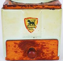 Peugeot Freres, régi, francia, fém és fa kávédaráló / 
Vintage French coffee grinder from metal and ...