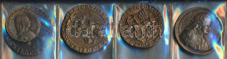 Vegyes 10db-os emlékérem tétel 9db különféle főleg magyar éremmel, berakóban T:vegyes