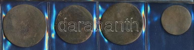 Vegyes 10db-os emlékérem tétel 9db különféle főleg magyar éremmel, berakóban T:vegyes