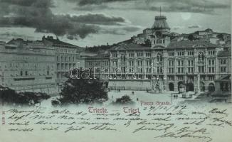 1897 Trieste Piazza Grande (small tear)