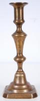 Régi bronz gyertyatartó /  Vintage bronze candlestick, 22cm