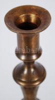 Régi bronz gyertyatartó / 
Vintage bronze candlestick, 22cm