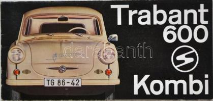 cca 1962-1964 Trabant 600 Kombi, magyar nyelvű prospektus