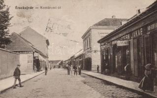 Érsekújvár Komáromi út / street, the shop of Jakab Stern