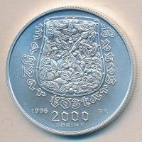 1996. 2000Ft Ag "Honfoglalás 1100. évfordulója" T:BU