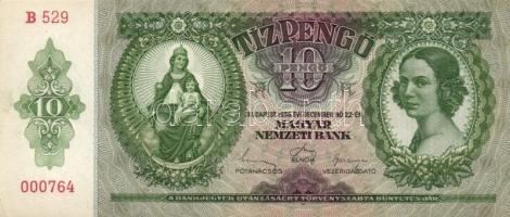 1936. 10P (5x) egymás utáni sorszámmal T:I,I-