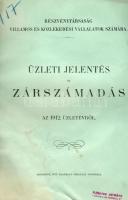 1913 Részvénytársaság villamos és közlekedési vállalatok számára, éves jelentés
