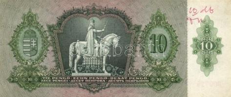 1936. 10P (6x) egymás utáni sorszámmal T:I-,II(egyiken firka hátlapon)