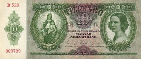 1936. 10P (5x) egymás utáni sorszámmal T:I,I-