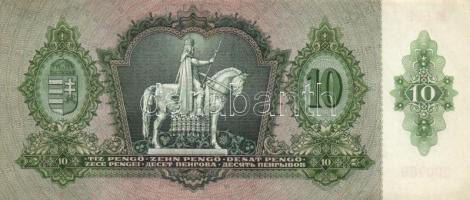 1936. 10P (10x) egymás utáni sorszámmal T:I,I-,II(hajtatlanok, 2db-on írás)