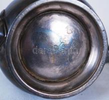 cca 1900 Art. Krupp Berndorf ezüstözött alpakka kiöntő / 
Silver plated alpaca jug, 10x15cm