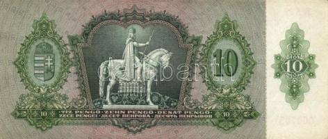 1936. 10P (8x) egymás utáni sorszámmal 7db T:I,I-,II(hajtatlanok, 2db-on firka)
