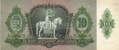 1936. 10P (8x) egymás utáni sorszámmal 7db T:I,I-,II(hajtatlanok, 2db-on firka)