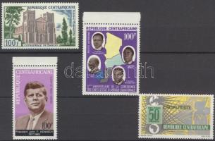 4 diff. airmail stamps, 4 klf légiposta bélyeg