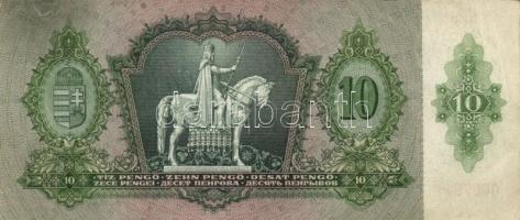 1936. 10P (7x) egymás utáni sorszámmal 3-4db T:I,I-(egyik II,hajtatlanok, 2db-on firka)