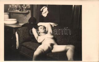 Pornographic photo postcard