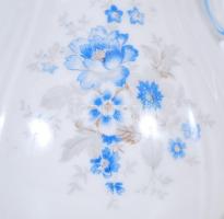 Virágokkal díszített, pajzspecsétes Zsolnay porcelán teakiöntő / 
Zsolnay porcelain tea kettle with ...