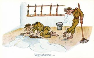 Hungarian military life, humour