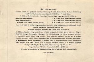 1967. MUOSZ Szerencse-Sorsjegy 4Ft értékben T:II + 2db sorsjegy reklám + 2db sorsjeggyel kapcsolatos...
