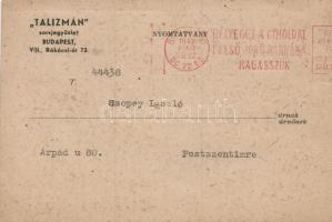 1967. MUOSZ Szerencse-Sorsjegy 4Ft értékben T:II + 2db sorsjegy reklám + 2db sorsjeggyel kapcsolatos...