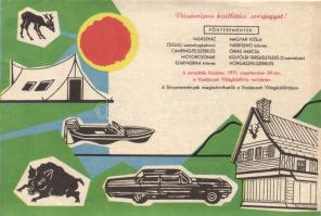 1967. MUOSZ Szerencse-Sorsjegy 4Ft értékben T:II + 2db sorsjegy reklám + 2db sorsjeggyel kapcsolatos...