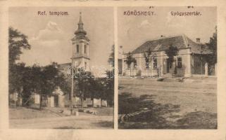 Kőröshegy református templom, gyógyszertár