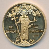 Lebó Ferenc (1960-) DN. "Attila találkozása Nagy Szent Leó Pápával / Szent István" aranyoz...