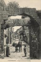 Hondarribia old gate of St. Nicolas