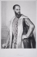 Antonio, acélmetszet, megjelent a Goethe galéria című könyvben, Lipcse 1864, 11×16 cm