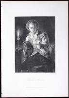 Wilhelm Meister, acélmetszet, megjelent a Goethe galéria című könyvben, Lipcse 1864, 11×16 cm