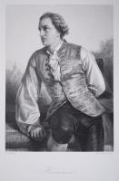 Hermann, acélmetszet, megjelent a Goethe galéria című könyvben, Lipcse 1864, 11×16 cm