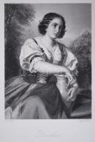 Dorothea, acélmetszet, megjelent a Goethe galéria című könyvben, Lipcse 1864, 11×16 cm