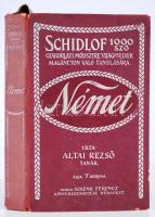 Altai Rezső: Német. Schidlof 1000 szó, gyakorlati módszere világnyelvek magánúton való tanulására. Budapest É.N. Több lap kijár.
