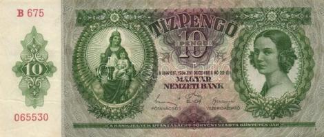 1936. 10P (6x)páronként egymás utáni sorszámmal! T:I,I-
