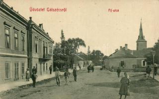 Gálszécs Main street