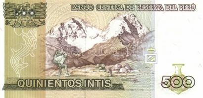Peru 1987. 50I (3x) + 100I (3x) + 500I (2x) T:I
Peru 1987. 50 Intis (3x) + 100 Intis (3x) + 500 Inti...