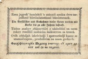 1849. 30Kr "Kincstári utalvány" (2x) T:II-,III