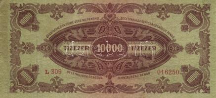 1936-45. 10P (2x) + 20P + 20P V.H. + 100P (2x) + 500P (2x) + 1000P (2x) + 10.000P bélyeggel (5x) T:I...