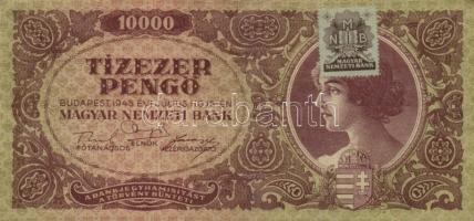 1936-45. 10P (2x) + 20P + 20P V.H. + 100P (2x) + 500P (2x) + 1000P (2x) + 10.000P bélyeggel (5x) T:I...