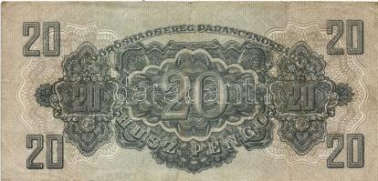 1936-45. 10P (2x) + 20P + 20P V.H. + 100P (2x) + 500P (2x) + 1000P (2x) + 10.000P bélyeggel (5x) T:I...