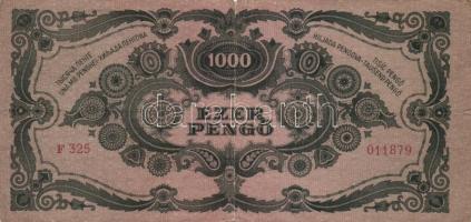 1936-45. 10P (2x) + 20P + 20P V.H. + 100P (2x) + 500P (2x) + 1000P (2x) + 10.000P bélyeggel (5x) T:I...