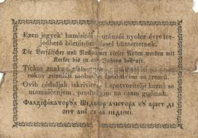 1849. 15Kr (2x) + 30Kr (4x) "Kincstári utalvány" T:III,IV,V