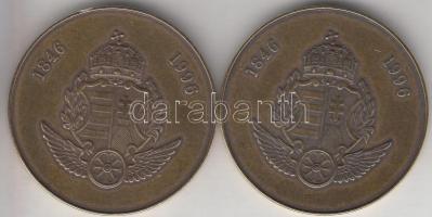 Bognár György (1944-) 1996. "Magyar Vasút - 150 Éve Európában, PEST-BUDA" Br emlékérem (42...