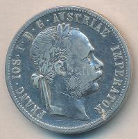 Ausztria 1878. 1Fl Ag "Ferenc József" T:2- Austria 1878. 1 Florin Ag "Franz Joseph" C:VF