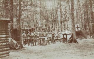 Military WWI, wounded Hungarian soldiers photo