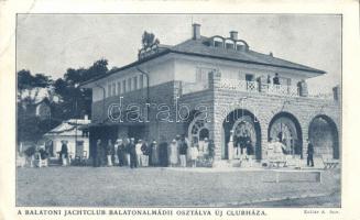Balatonalmádi a Balatoni Jachtklub új klubháza (fa)