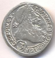 Ausztria 1704IA 3Kr Ag "I. Lipót" T:2,2- Austria 1704IA 3 Kreuzer Ag "Leopold I" C:XF,VF