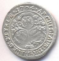 Ausztria 1704IA 3Kr Ag "I. Lipót" T:2,2-
Austria 1704IA 3 Kreuzer Ag "Leopold I"...